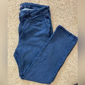 NYDJ Marilyn Straight high rise jeans w/ lift tuck technology wardrobebe staple